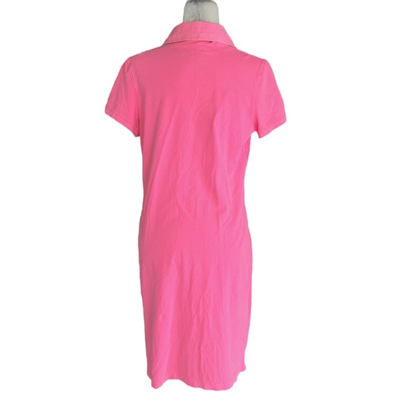 Vineyard Vines Hot Neon Pink Pique Polo Dress - M - Picture 6 of 11